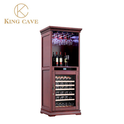 Electrical Wine Chiller Freestanding Single Zone Display Kitchen Wine Cooler For Village