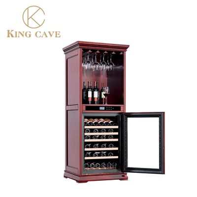 Electrical Wine Chiller Freestanding Single Zone Display Kitchen Wine Cooler For Village