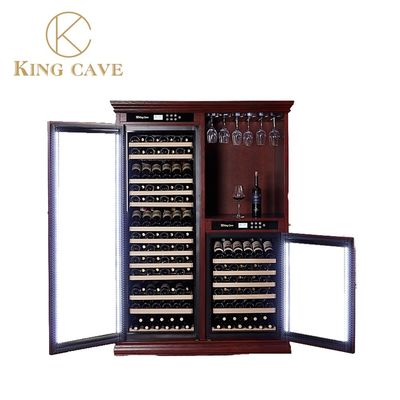 High End Wood Wine Cooler With Adjustable Temperature And Vacuum Insulation Door