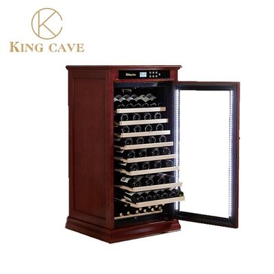 Colorful Wooden Wine Cooler Cabinet with Jixapera Compressor and Intelligent Temperature Control