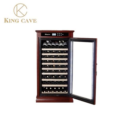 Colorful Wooden Wine Cooler Cabinet with Jixapera Compressor and Intelligent Temperature Control