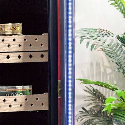 ভালো দাম স্বয়ংক্রিয় আর্দ্রতা লাল কঠিন কাঠ ইলেকট্রিক সিগার কুলার হিউমিডর লক সহ অনলাইন